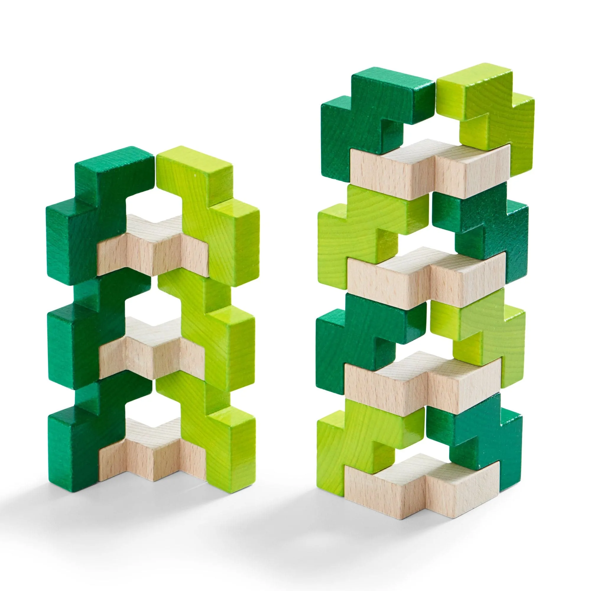 3D Viridis Wooden Stacking Game