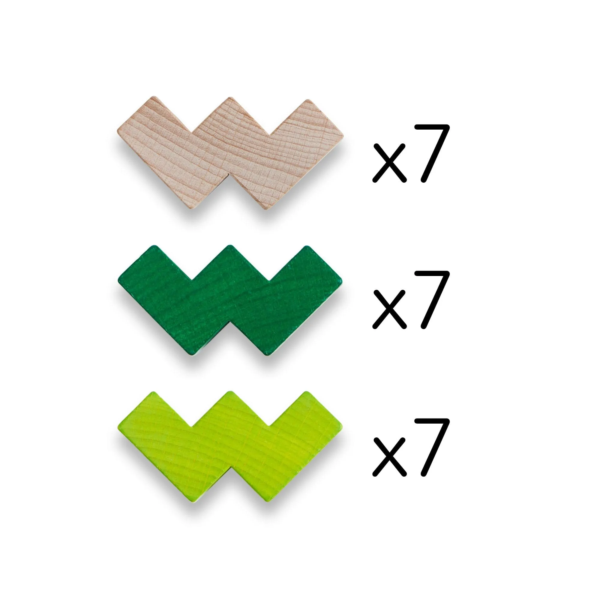 3D Viridis Wooden Stacking Game