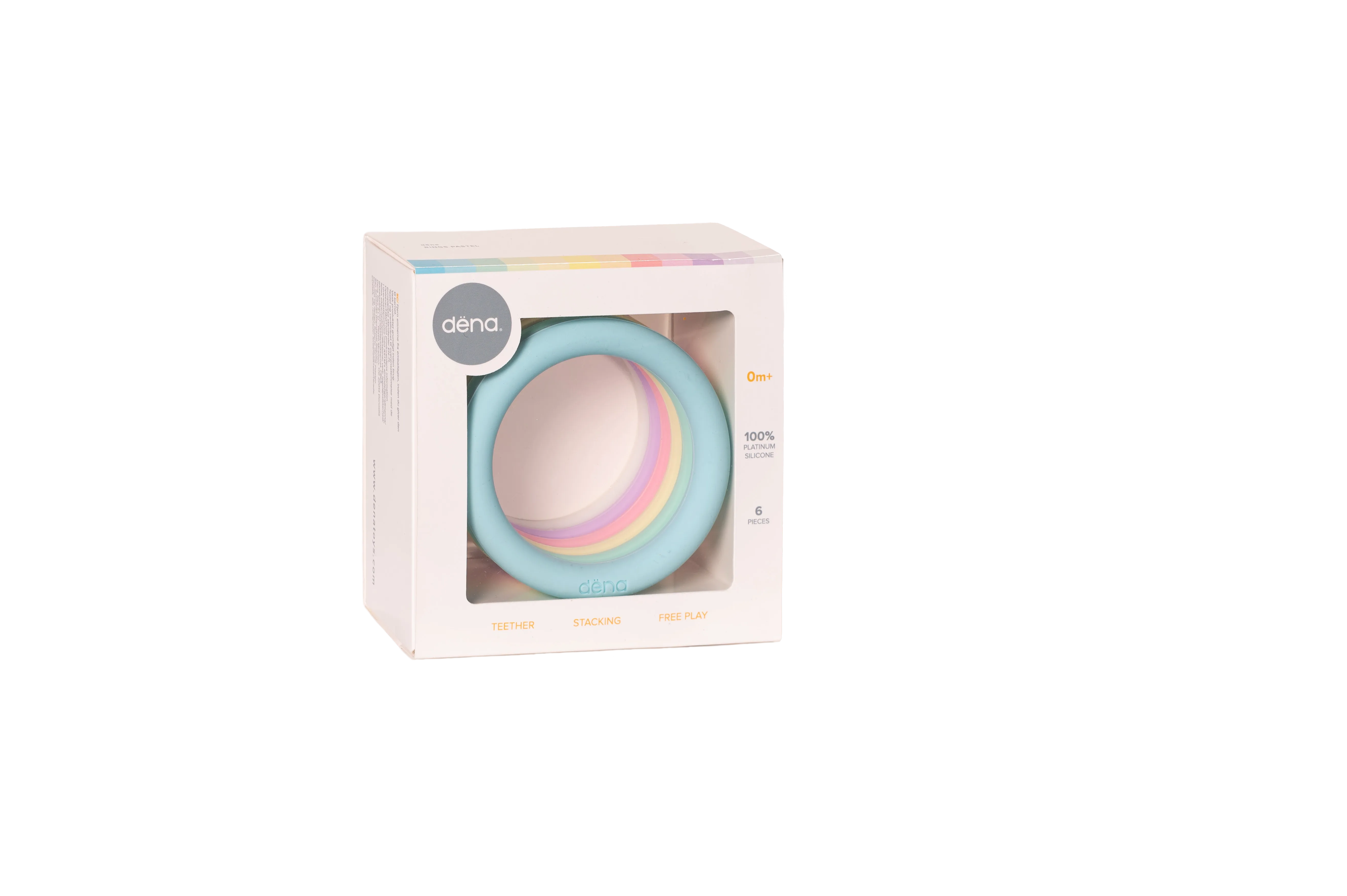 6 Pastel Rings
