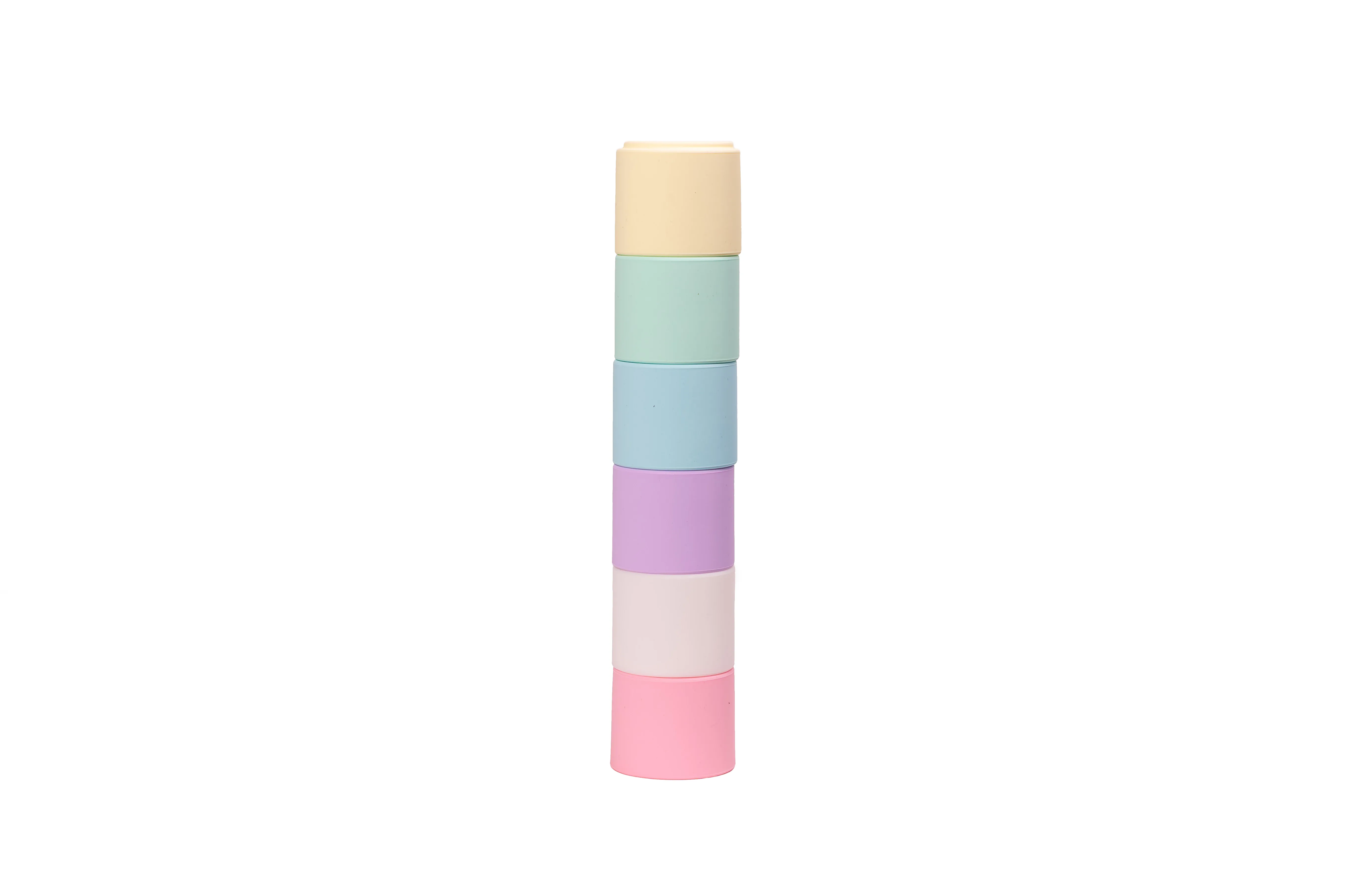 6 Pastel Stacking Cups