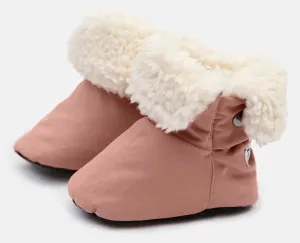7 A.M. Enfant Baby Booties - Benji - Rose Dawn, 6-12M