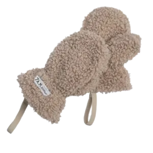 7AM ENFANT Mittens Teddy - Oatmeal