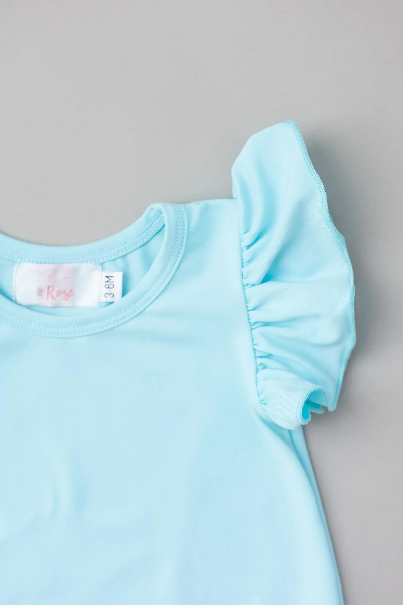 Aqua S/s Flutter Bodysuit