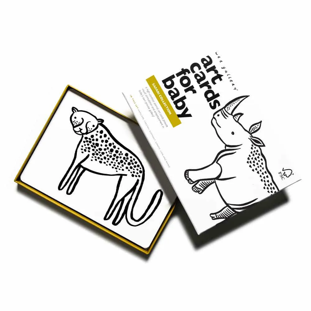 Art Cards For Baby - Safari Collection