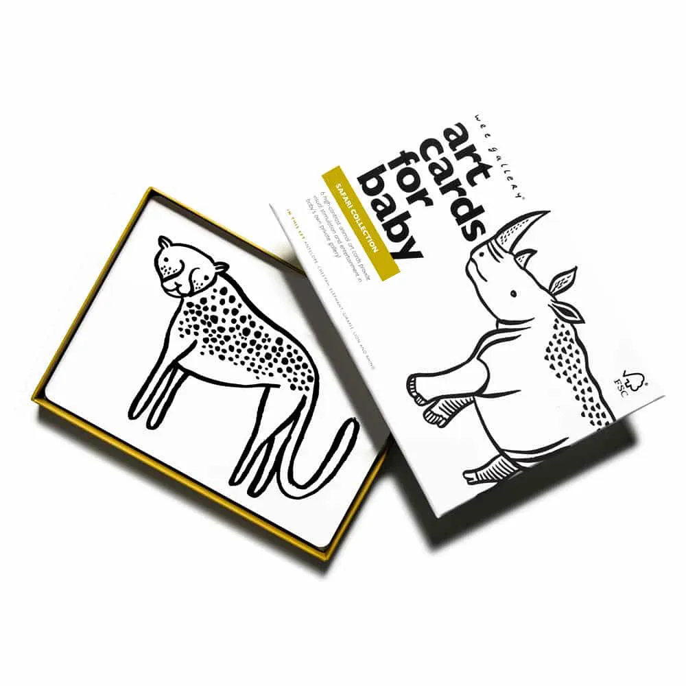 Art Cards For Baby - Safari Collection