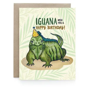Art   Soul iguana birthday card