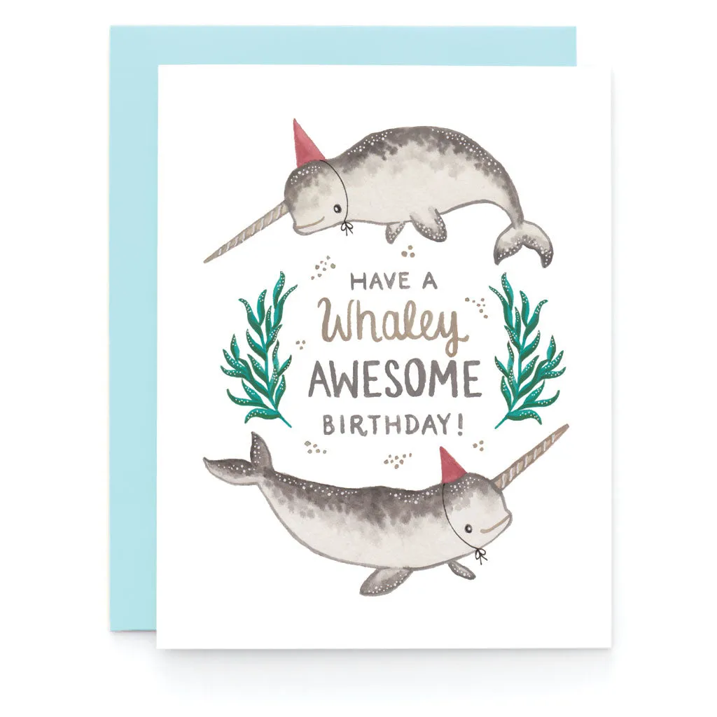 Art   Soul  Whaley Awesome Birthday Card