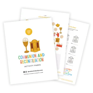 Ascension Reconciliation & Communion Activity Pages