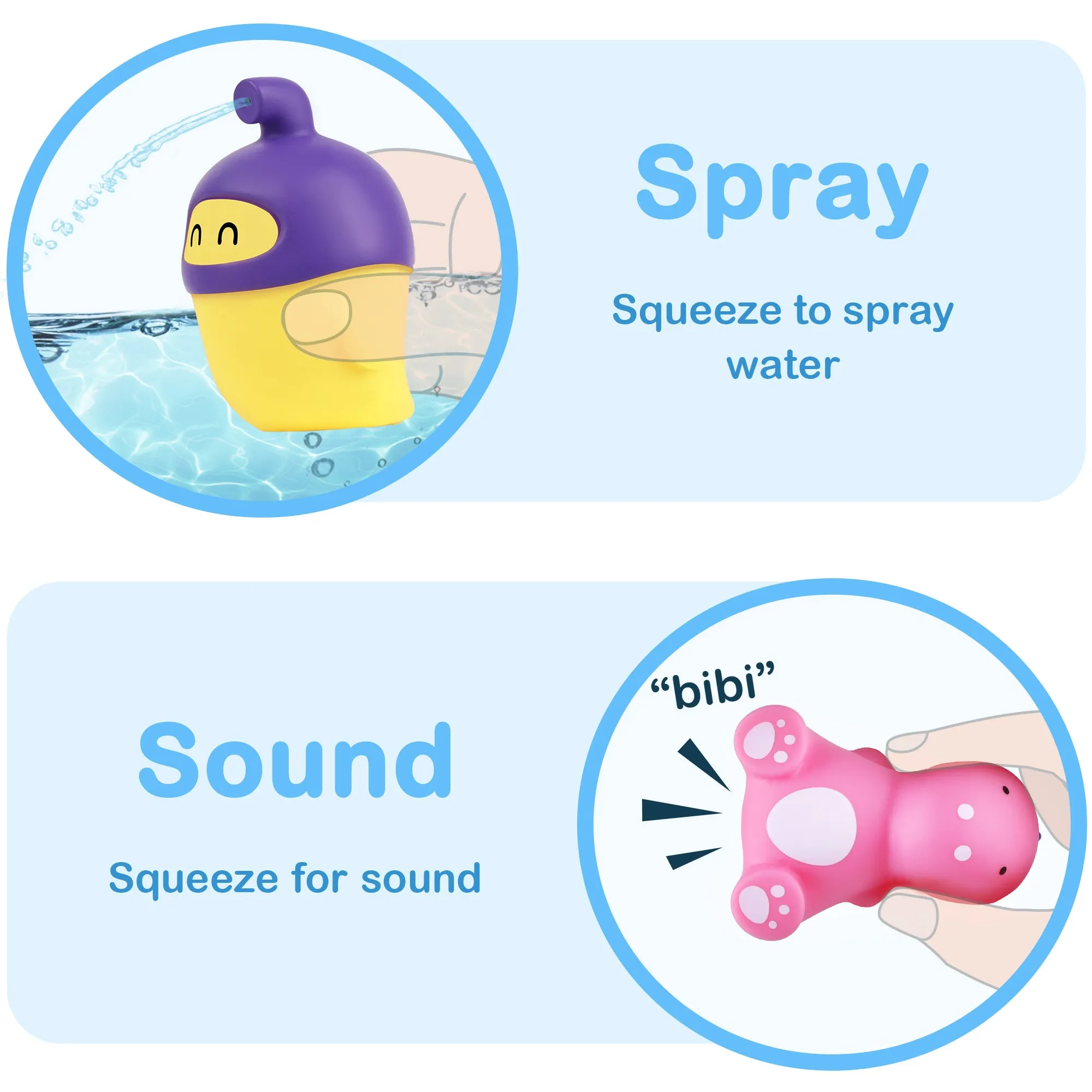 Baby Bath Toys Set