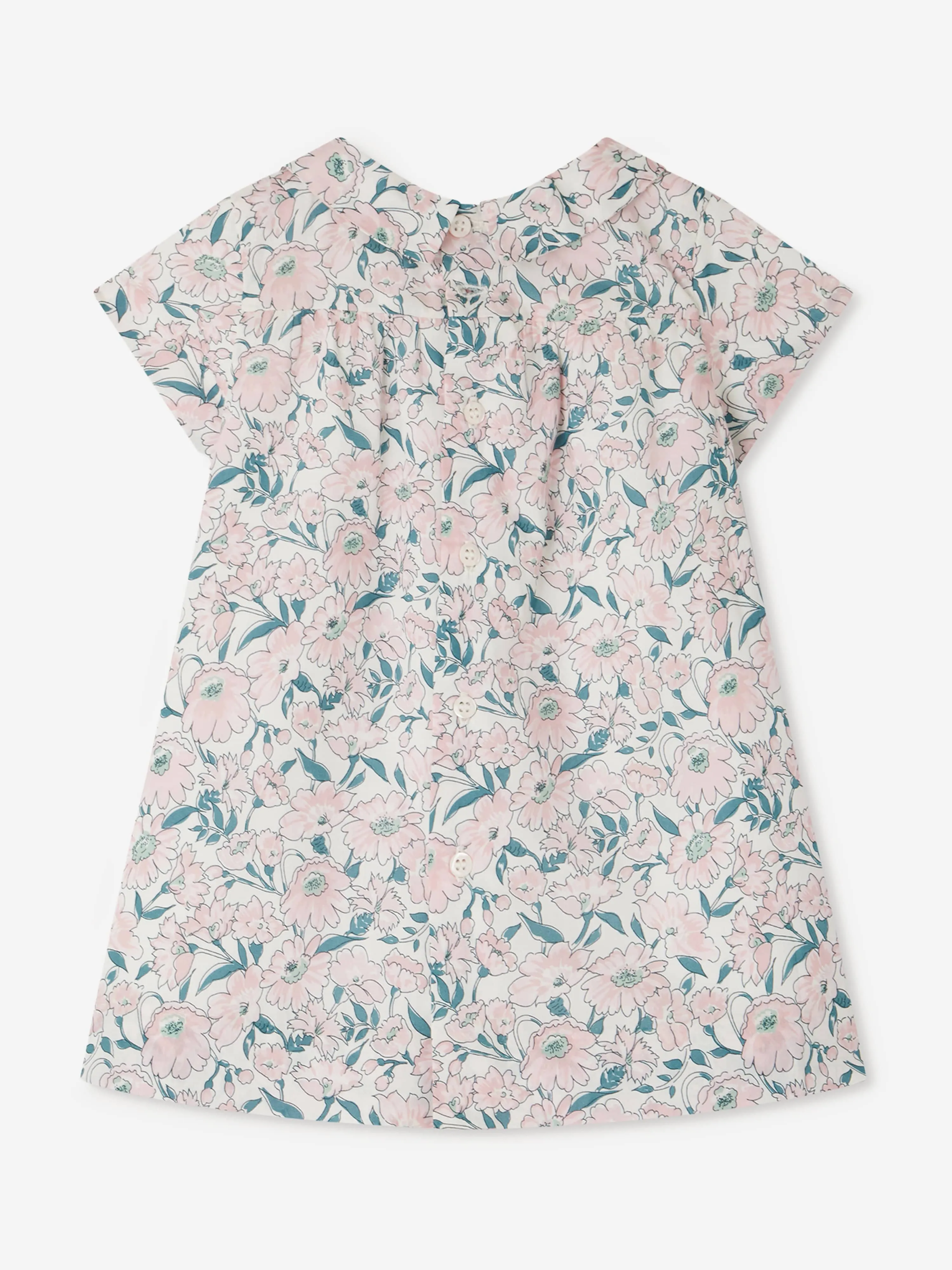 Baby Girls Floral Jadila Dress in Pink