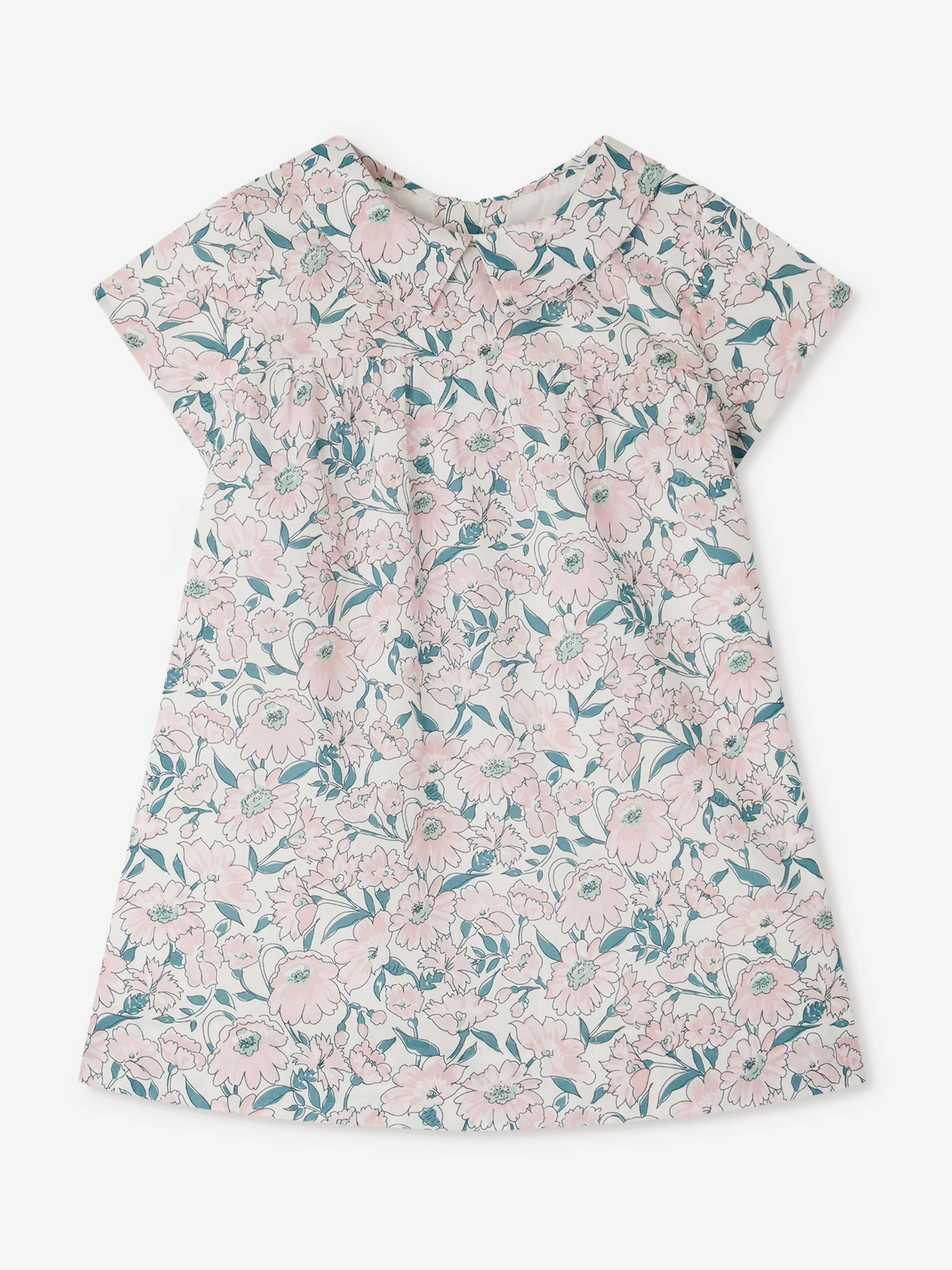 Baby Girls Floral Jadila Dress in Pink