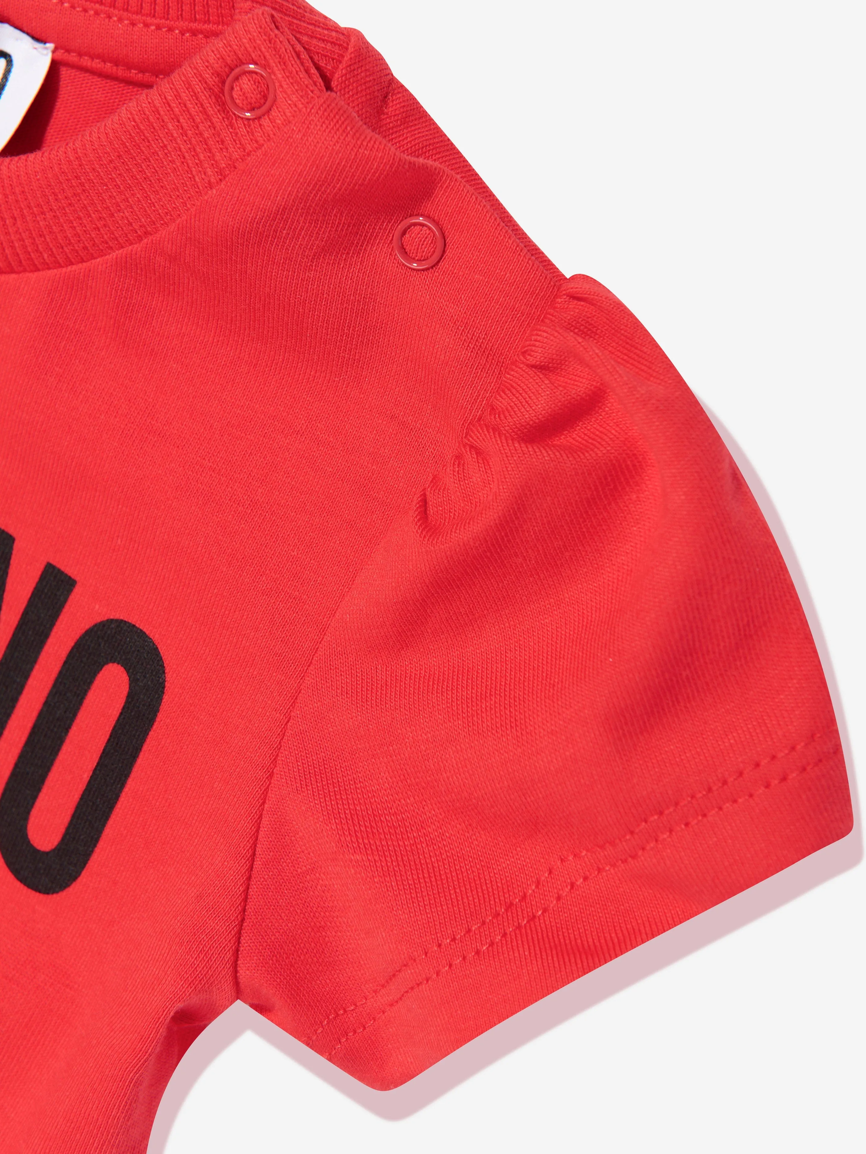 Baby Girls Logo Skater Dress in Red