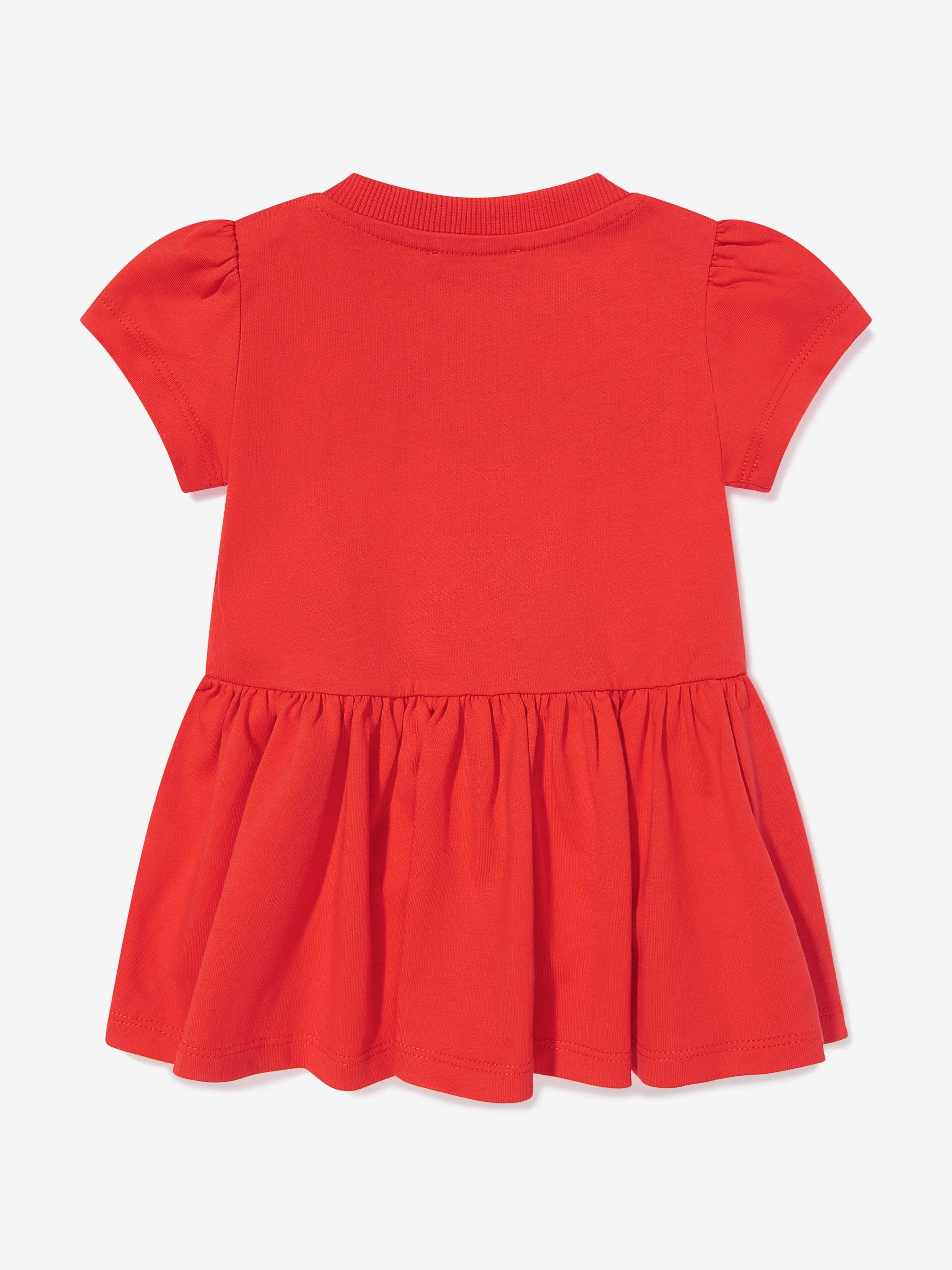 Baby Girls Logo Skater Dress in Red