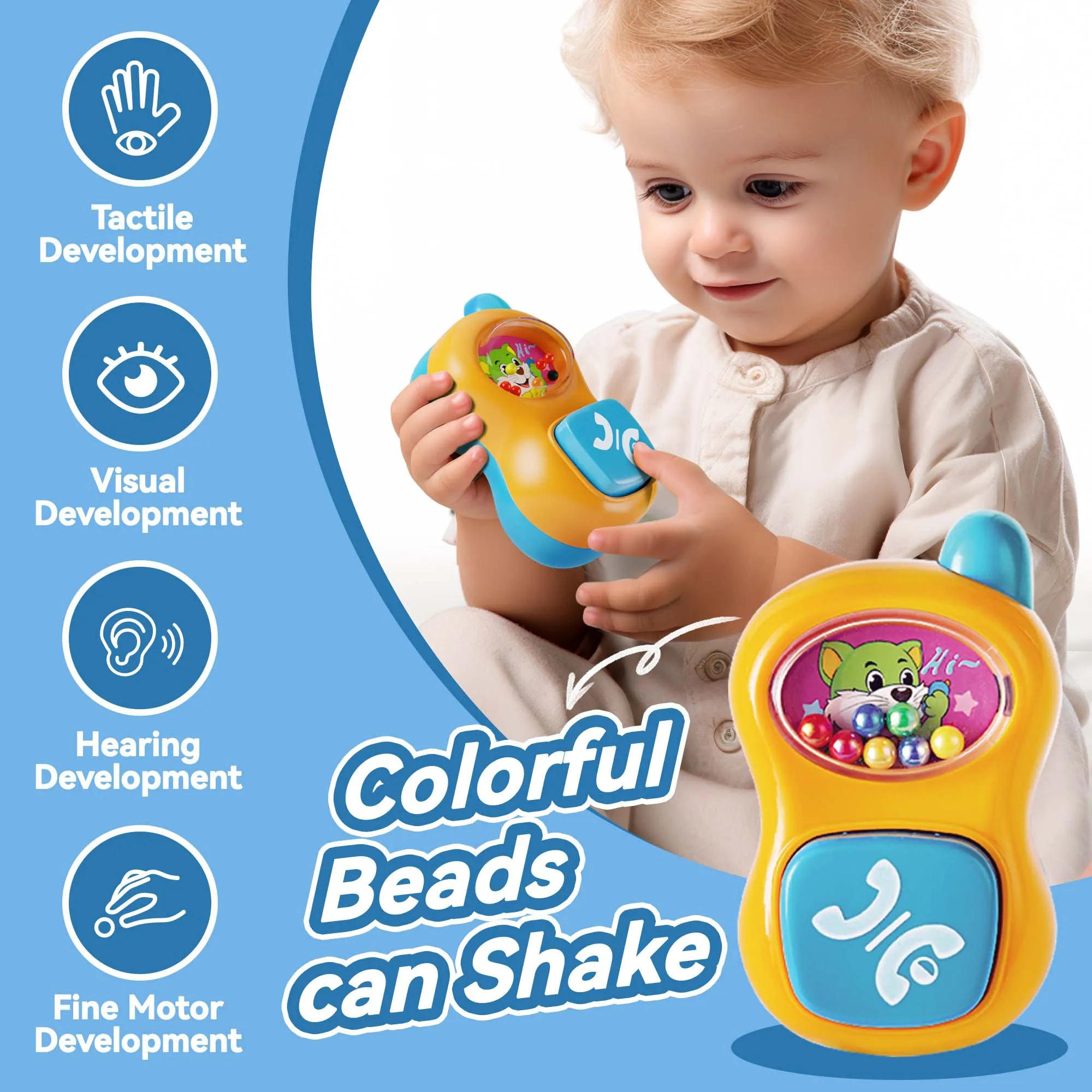Baby Rattles, Sensory Teether