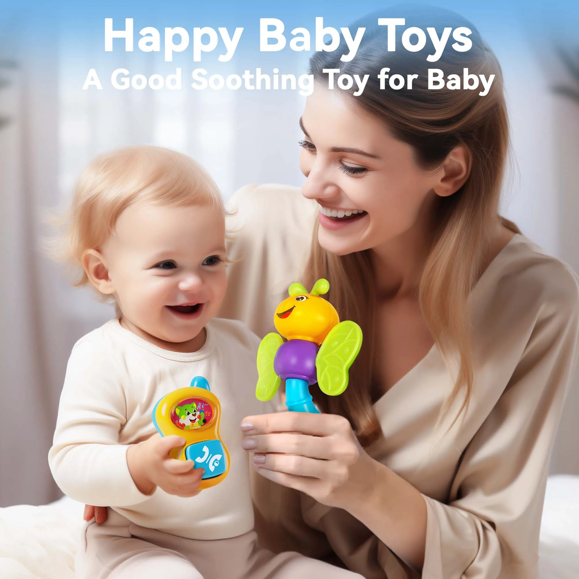 Baby Rattles, Sensory Teether