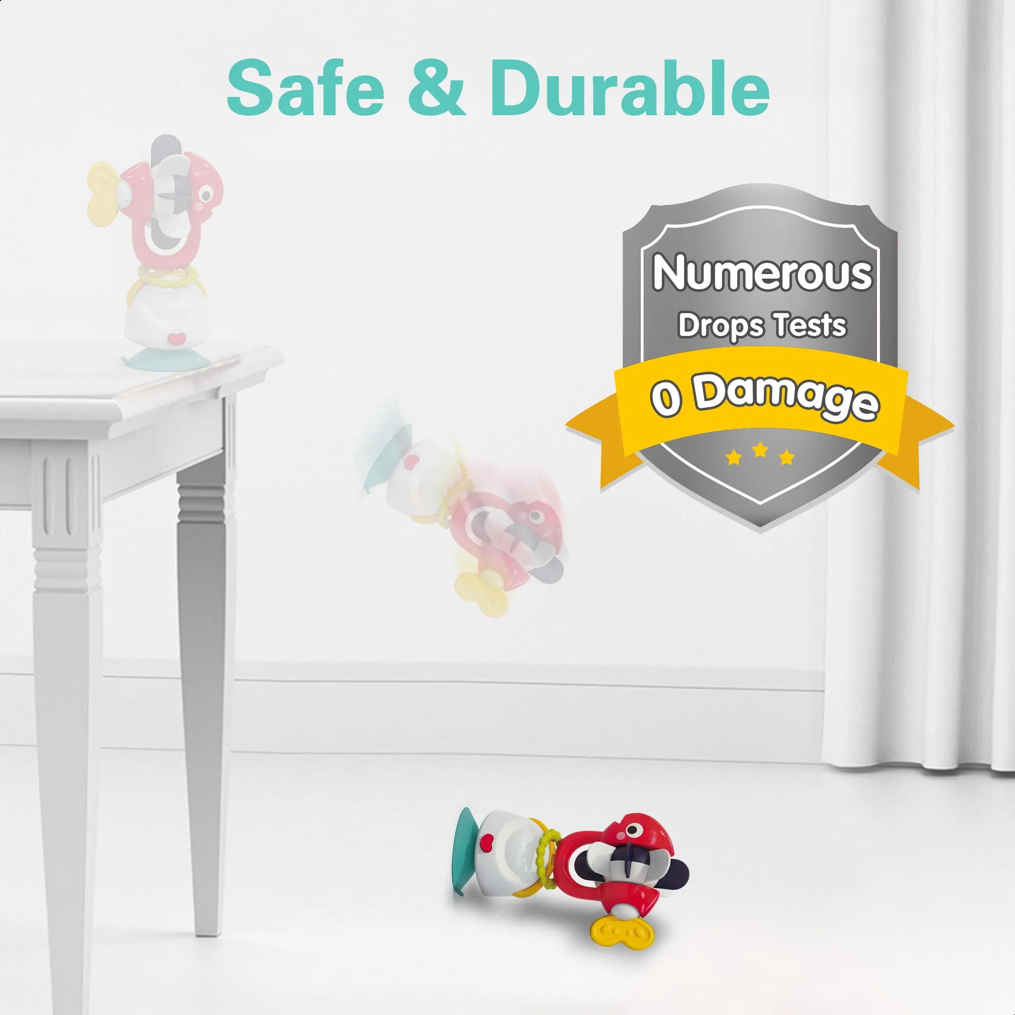 Baby Suction Rattle Toys
