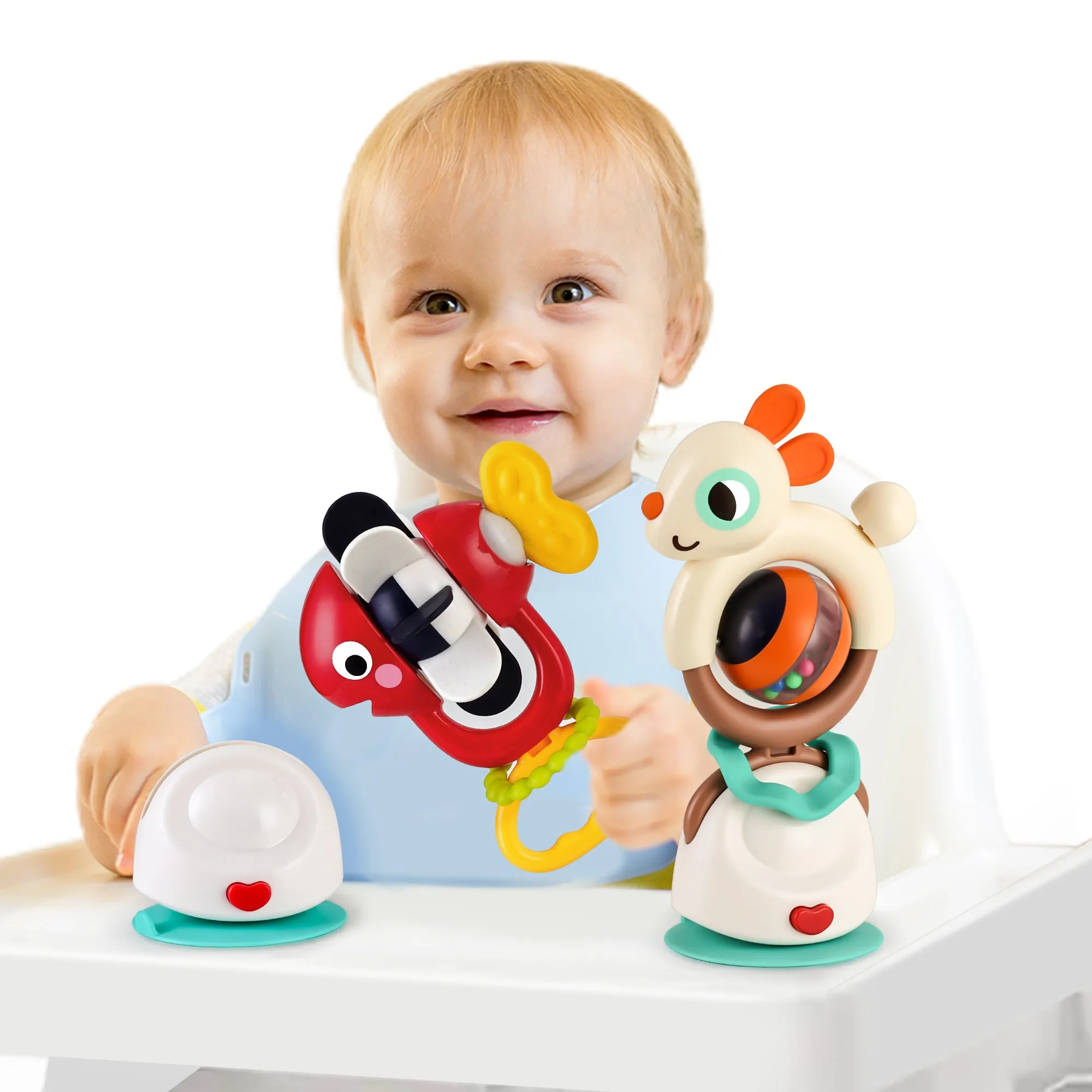Baby Suction Rattle Toys