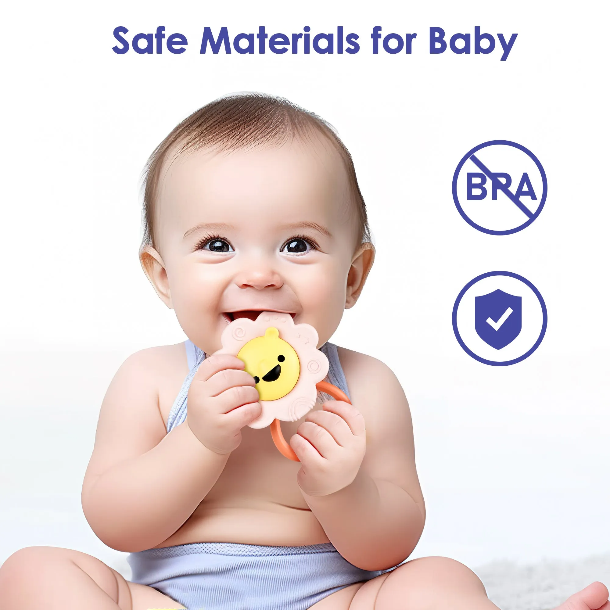 Baby Teething Rattle Toys