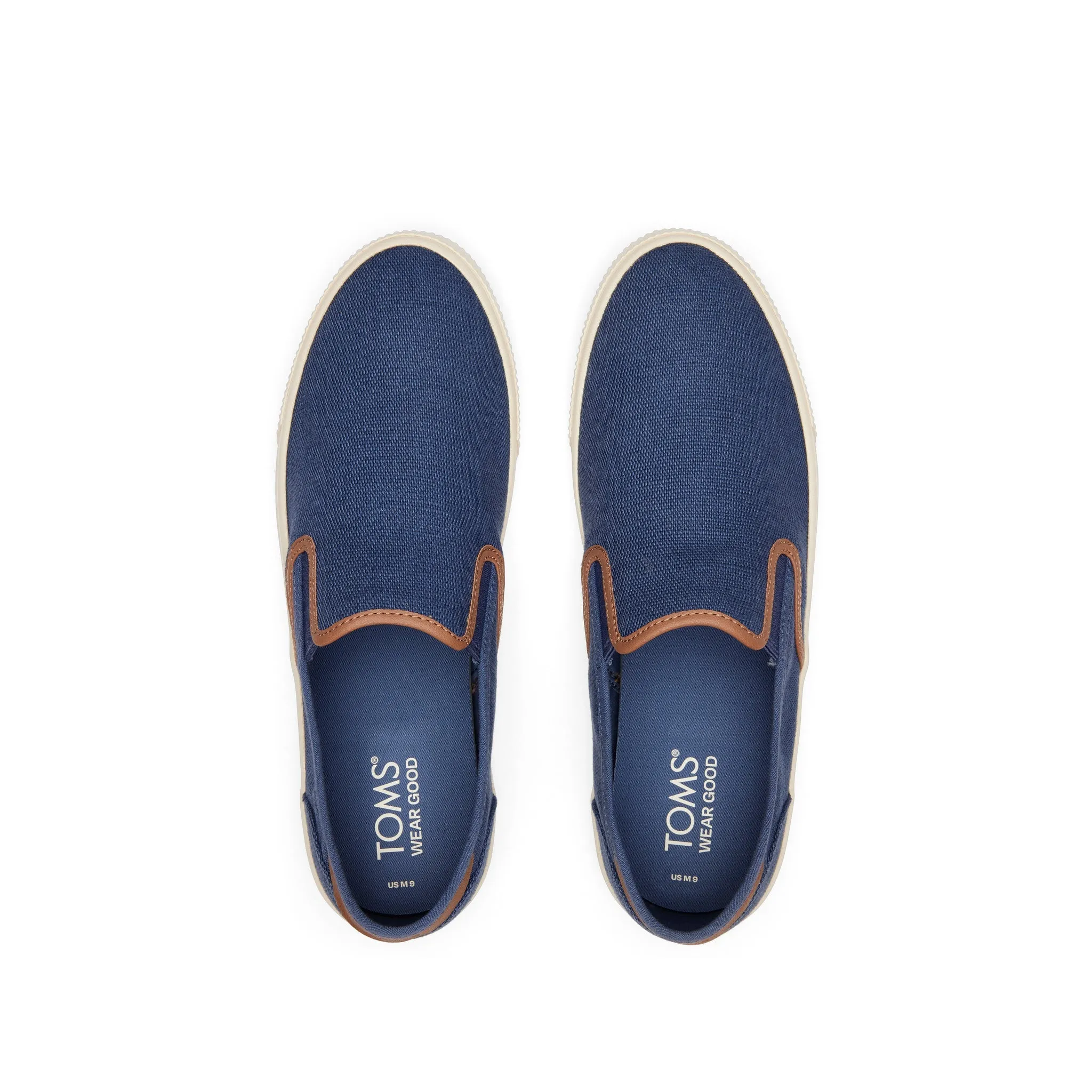 Baja Blue Heritage Canvas Slip On Sneaker