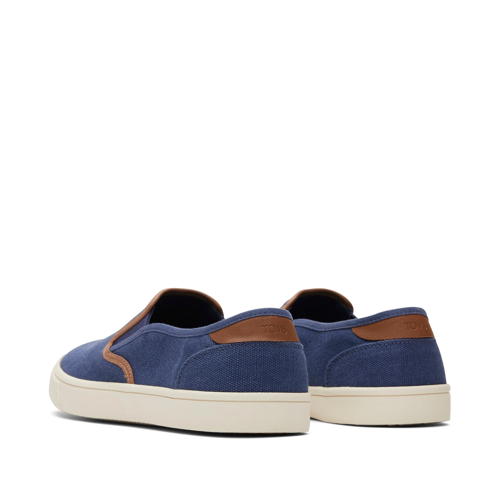 Baja Blue Heritage Canvas Slip On Sneaker