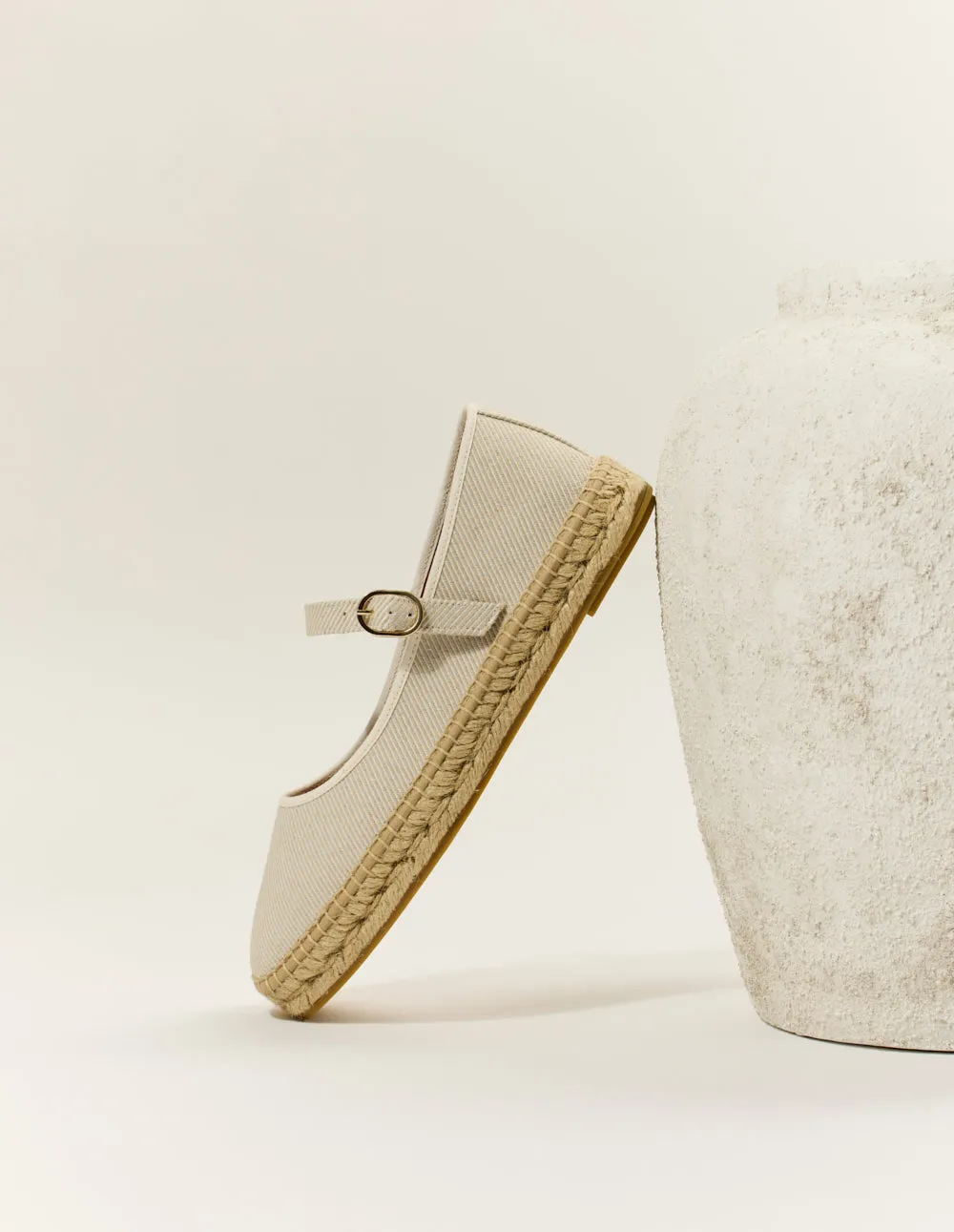 Bebi Espadrilles - Beige canvas