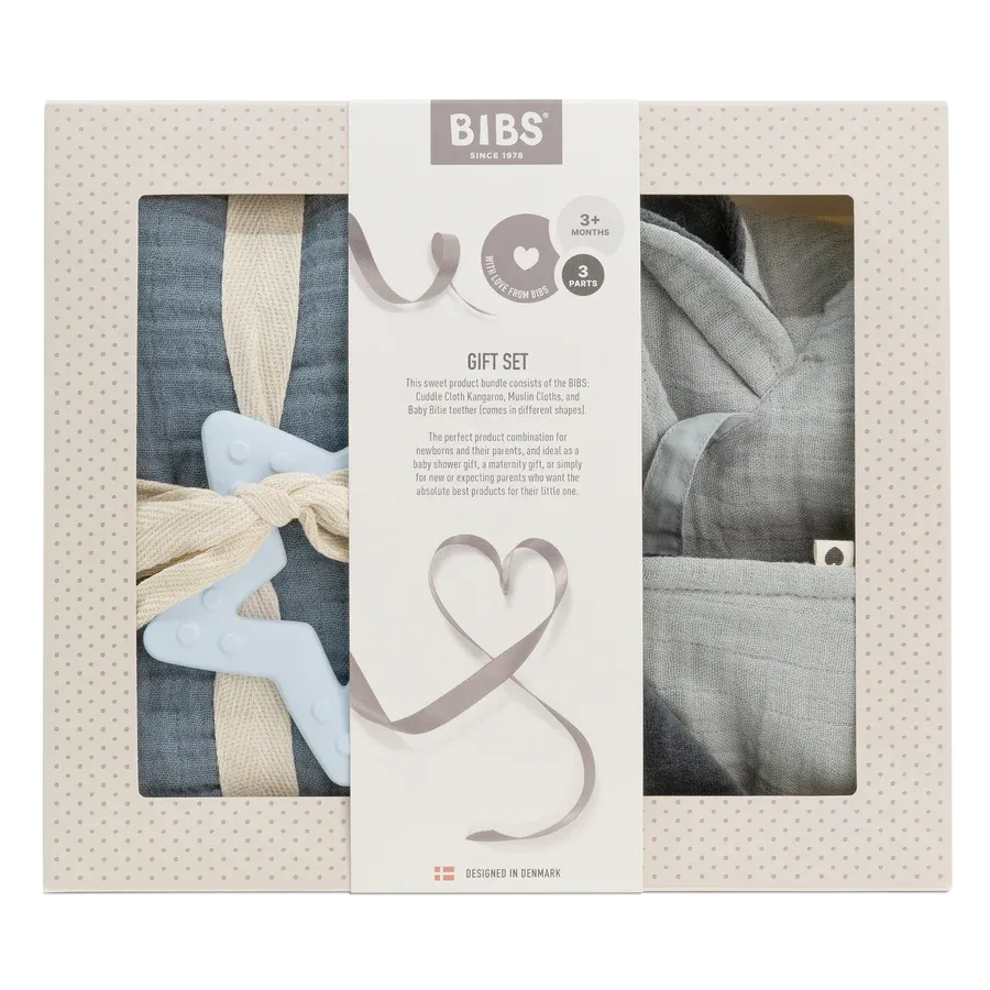 Bibs, Baby Shower Giftset, Blue