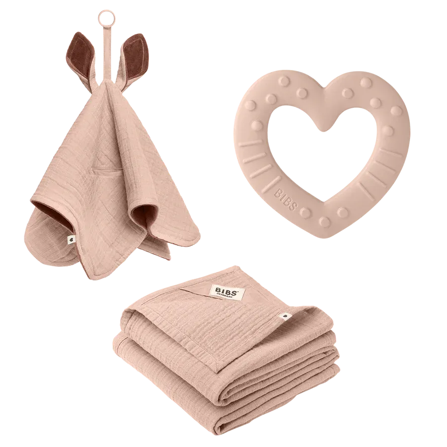 Bibs, Baby Shower Giftset, Blush