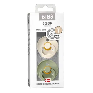 Bibs Soother / Pacifier - 2 Pack - Size 1, 0-6 Months