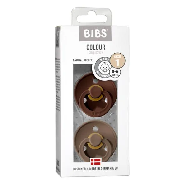 Bibs Soother / Pacifier - 2 Pack - Size 1, 0-6 Months