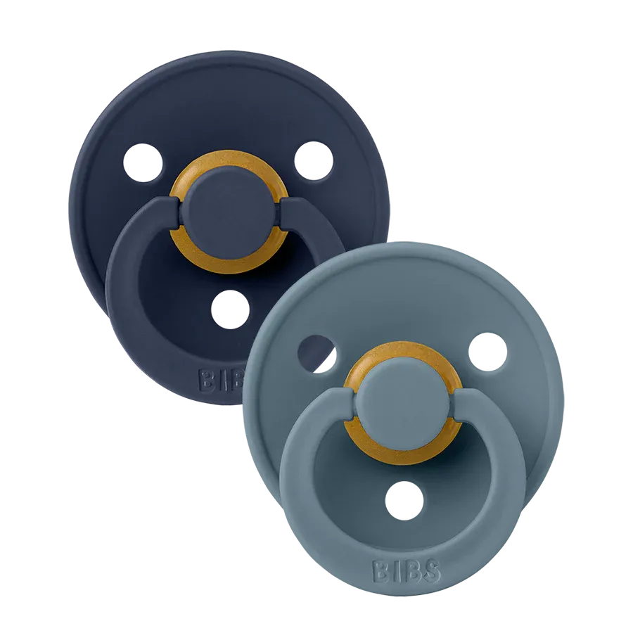 Bibs Soother / Pacifier,2 Pack, Deepspace/Petrol