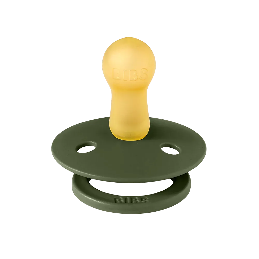 Bibs Soother/Pacifier, 2 Pk, Sage/Hunter Green