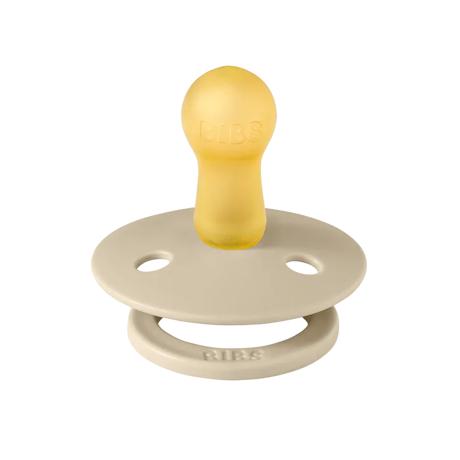 Bibs Soother/Pacifier, 2 Pk, Vanilla/Mustard