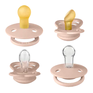 Bibs, Try-It Pacifier Collection, Blush