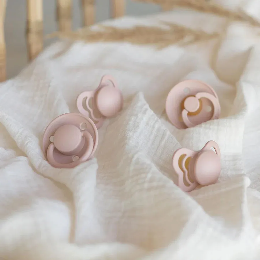 Bibs, Try-It Pacifier Collection, Blush