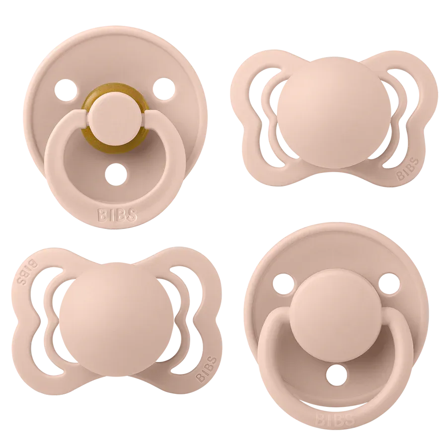Bibs, Try-It Pacifier Collection, Blush