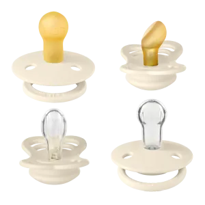 Bibs, Try-It Pacifier Collection, Ivory