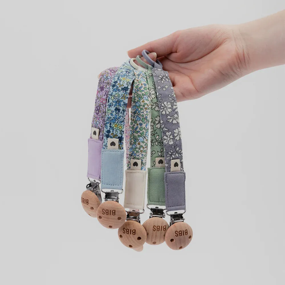BIBS X LIBERTY, Bib & Clip Set, Capel Sage
