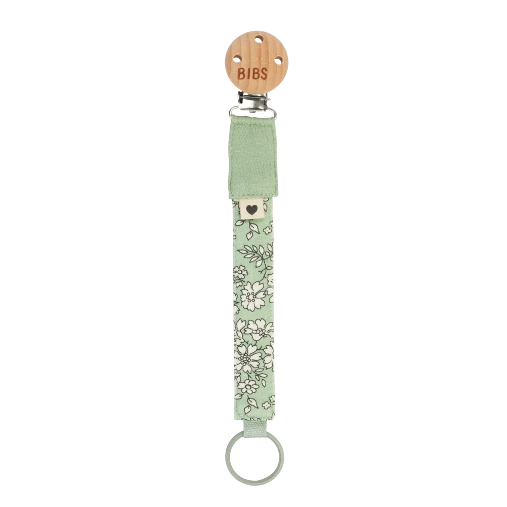 BIBS X LIBERTY, Bib & Clip Set, Capel Sage