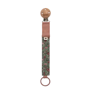 BIBS x LIBERTY Pacifier Clip, Chamomile Lawn Woodchuck