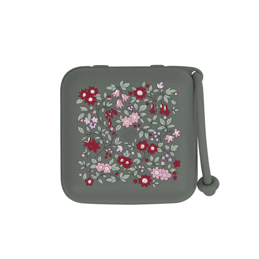 BIBS x Liberty, Pacifier Storage Box, Chamomile Lawn Pine