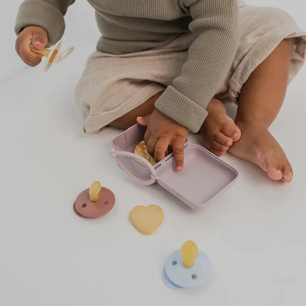 BIBS x Liberty, Pacifier Storage Box,Chamomile Lawn Woodchuck