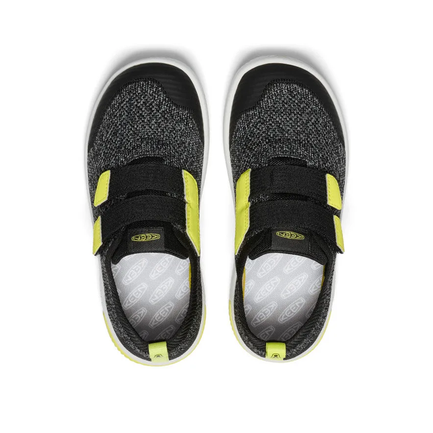 Big Kids' KNX Knit Double Strap  |  Black/Evening Primrose