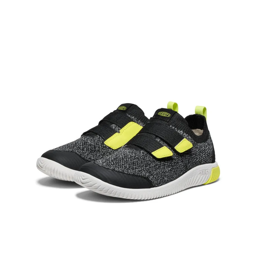 Big Kids' KNX Knit Double Strap  |  Black/Evening Primrose