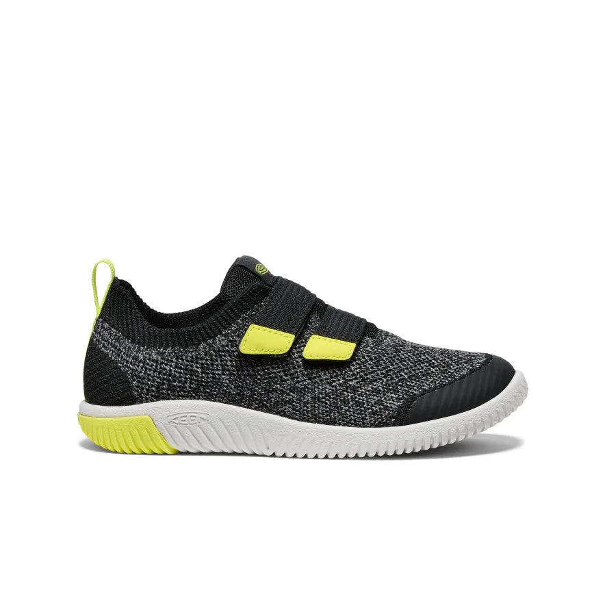 Big Kids' KNX Knit Double Strap  |  Black/Evening Primrose