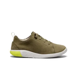 Big Kids' KNX Leather Sneaker  |  Martini Olive/Evening Primrose