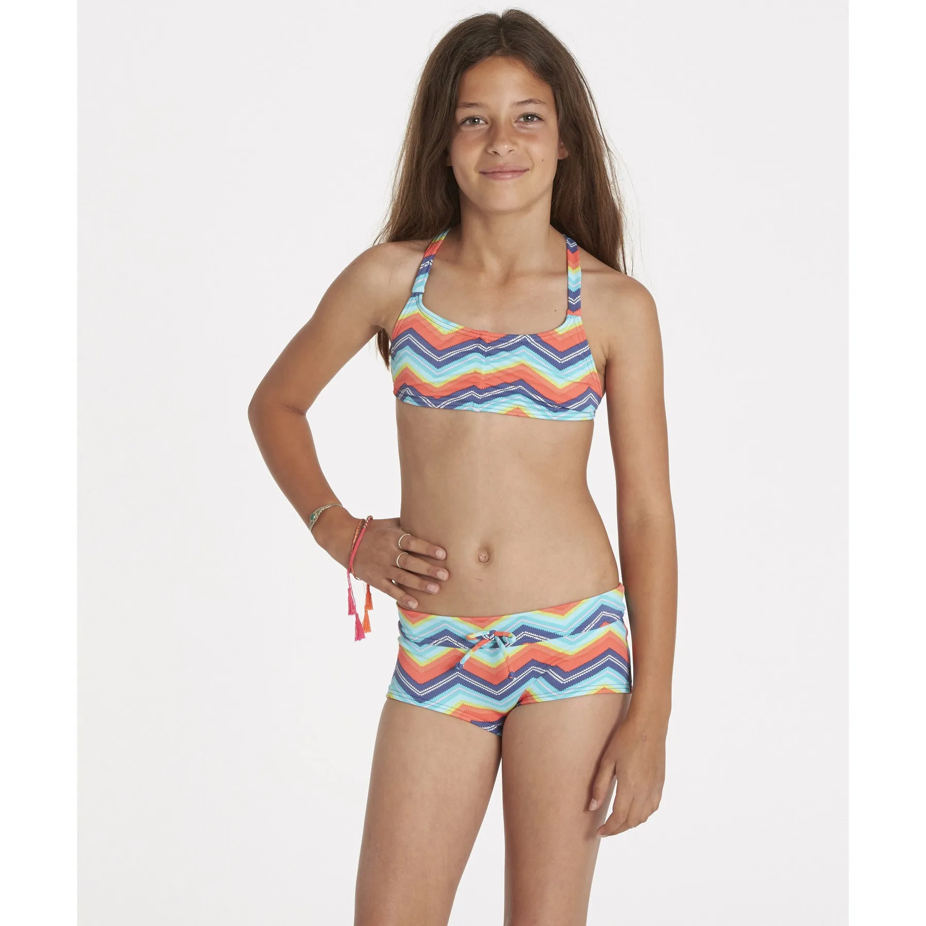 Billabong Ziggyland Tali Girls Multi Color Bikini