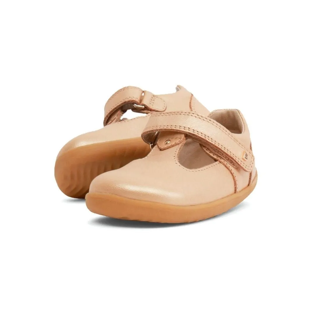 Bobux: I-Walk Louise T-Bar Shoes - Dusk Pearl