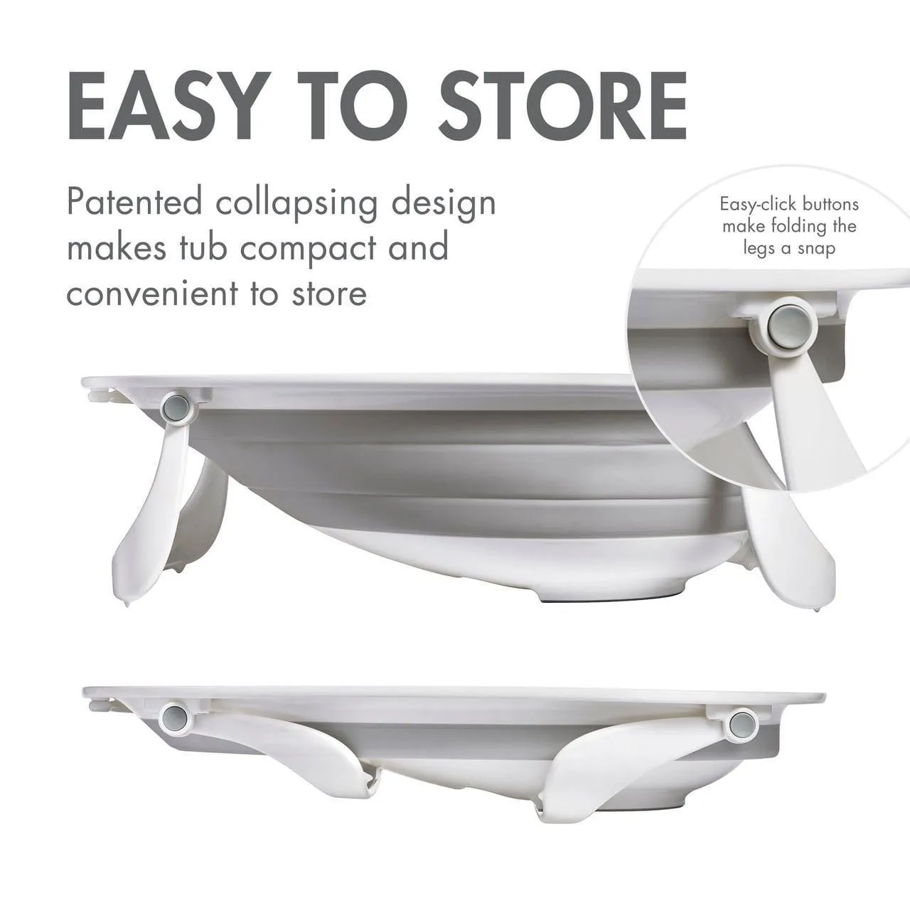 Boon Naked 2-Position Collapsible Bathtub Babykids Boon