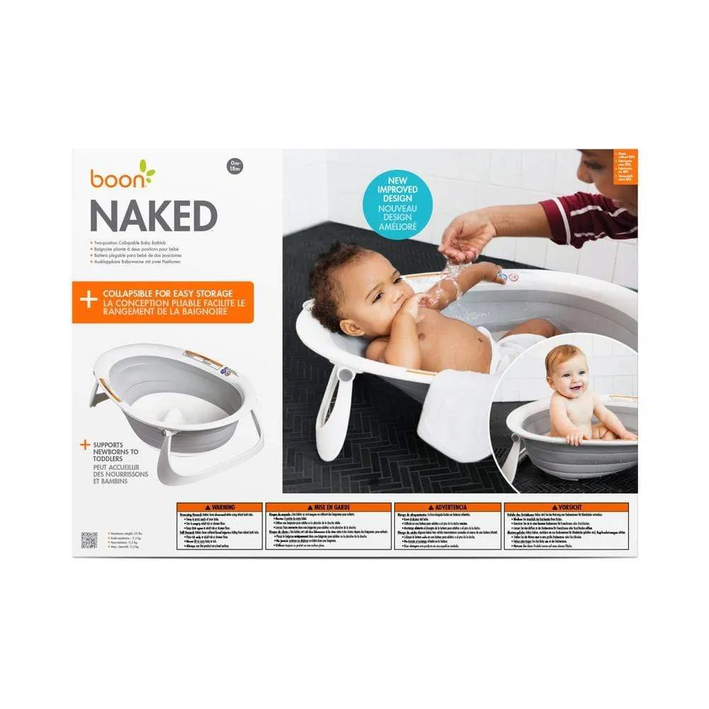 Boon Naked 2-Position Collapsible Bathtub