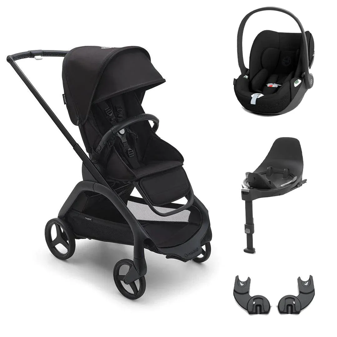 Bugaboo Dragonfly   Cloud T Travel System - Midnight Black Babykids Bugaboo